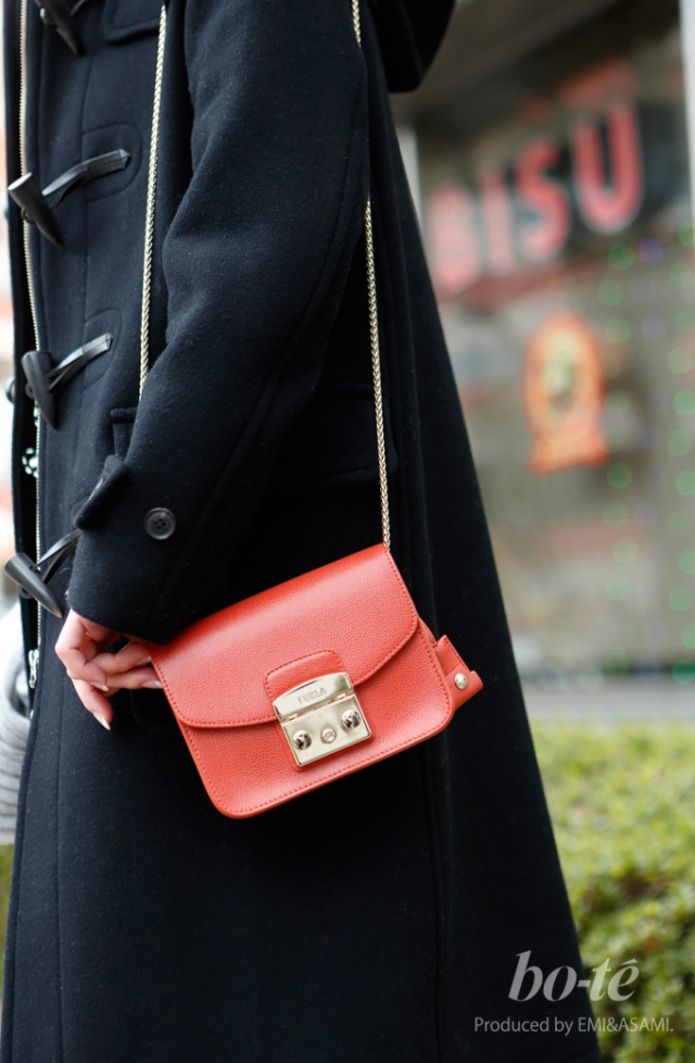 定番のダッフルコートにニット帽とおじ靴をあわせたアクティブな休日スタイル 2月4日 Bo Te ボーテ