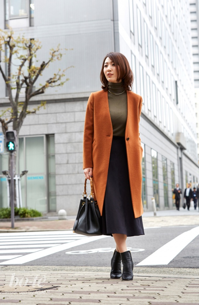 ノーリーズソフィ ビーバーコート カシミヤ混 ピンク 美品 NOLLEY