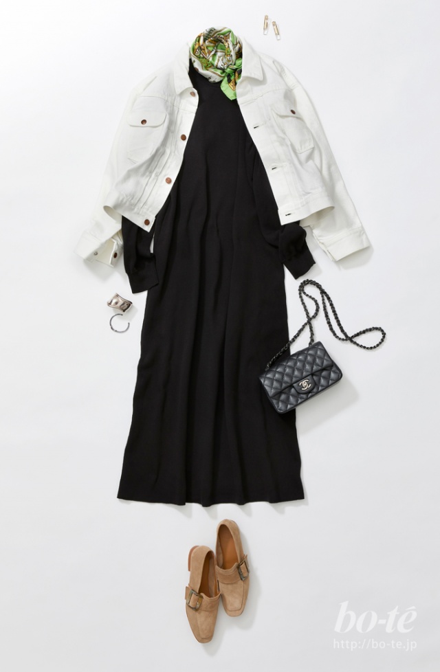 都会のお花見デートは ホワイトデニムにキレイ色を効かせたフェミニンコーデで 3月11日 Bo Te ボーテ