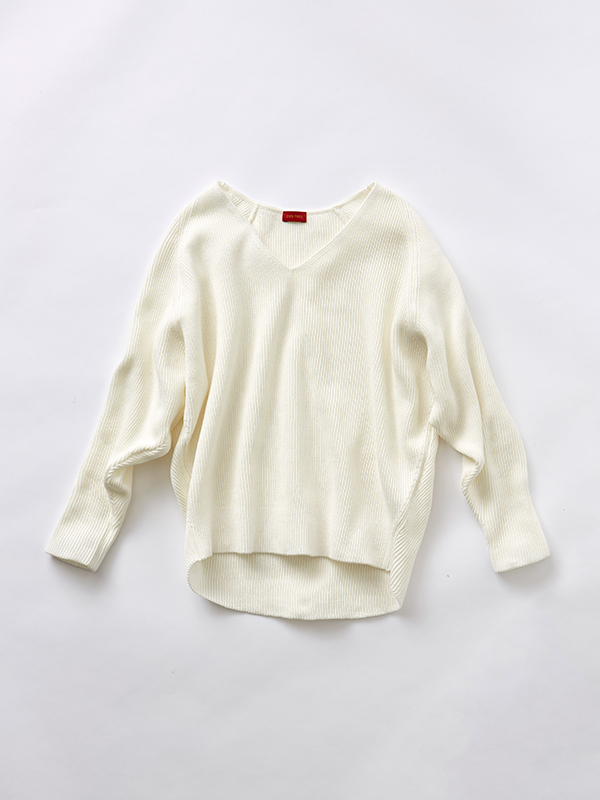 DES PRES - 【新品】デプレ マーセライズコットン Vネックプルオーバー S 2153_1.jpg