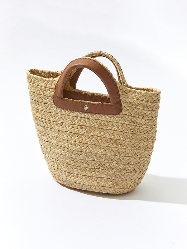 美品 ヘレンカミンスキーかごバッグ 編み込み手作り バケツ型 ブラウン 美品 ヘレンカミンスキーかごバッグ 編み込み手作り バケツ型
